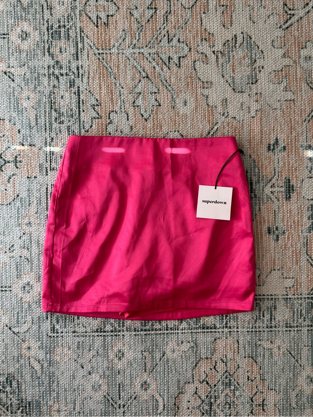 Superdown Pink Mini Skirt